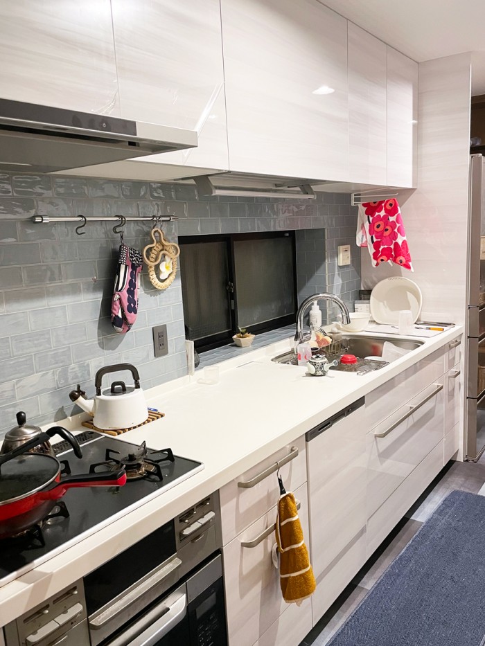 湿気によるカビ・ニオイに強いステンレスエコキャビネット　目黒区Y様邸